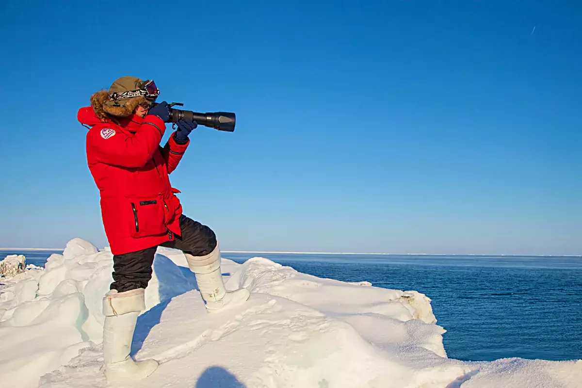 Extreme winter Rivernord parka in Chukotka